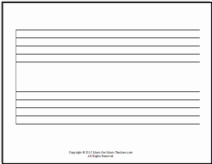 Printable Music Staff Paper Unique Staff Paper Pdfs Download Free Staff Paper