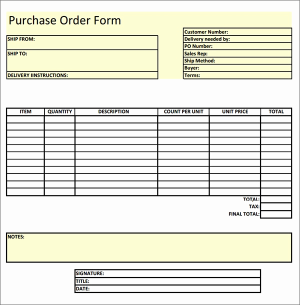 Printable order form Template New order form Template 19 Download Free Documents In Pdf