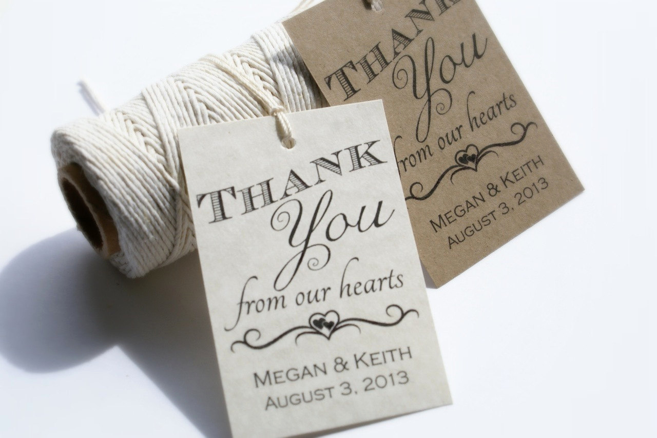 Printable Thank You Tags Best Of Printable Wedding Favor Tags Custom Diy Thank by
