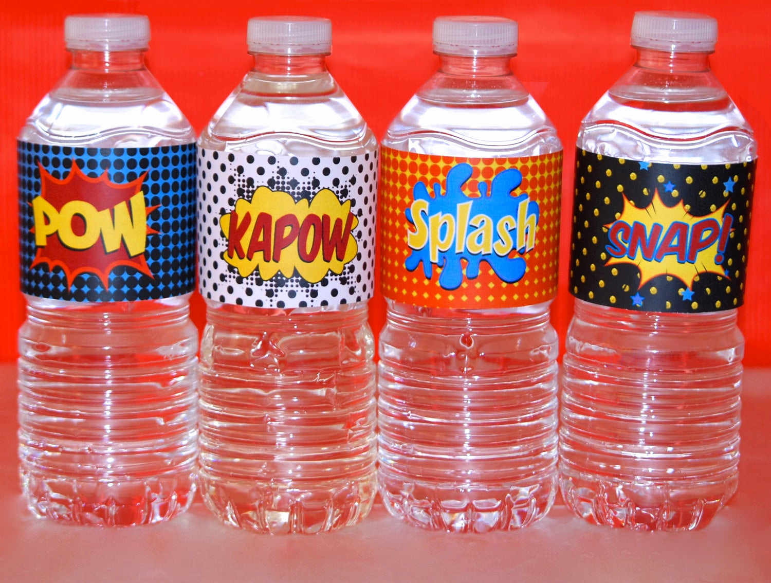 Printable Water Bottle Labels Lovely Superhero Water Bottle Labels Printable Superhero Party Water