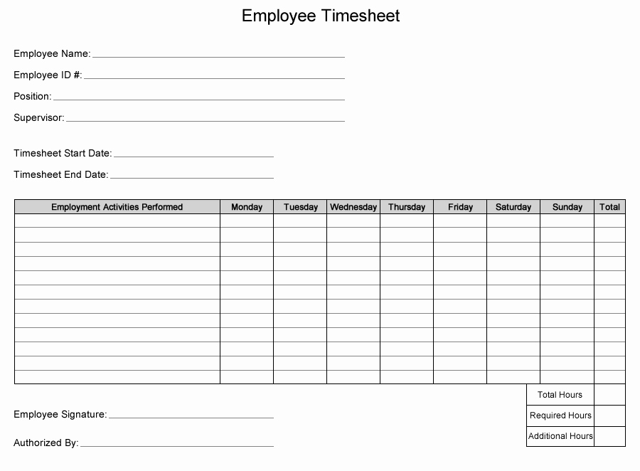 Printable Weekly Time Sheets New Template for Babysitter Parents Sign In Out Time Sheet