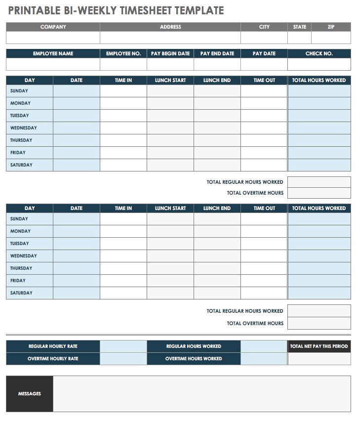 Printable Weekly Time Sheets Unique 28 Free Time Management Worksheets