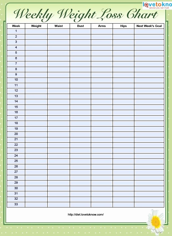 Printable Weight Loss Chart Beautiful 13 Free Sample Weight Loss Log Templates Printable Samples