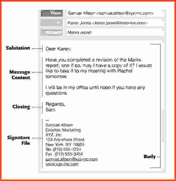 Professional E Mail Templates New Professional Email format Templates