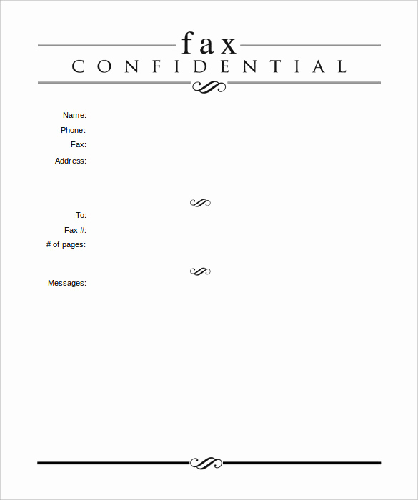 Professional Fax Cover Sheet Awesome 9 Professional Fax Cover Sheet Templates Free Sample