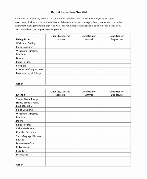 Professional Home Inspection Checklist Fresh Home Inspection Checklist 14 Word Pdf Documents