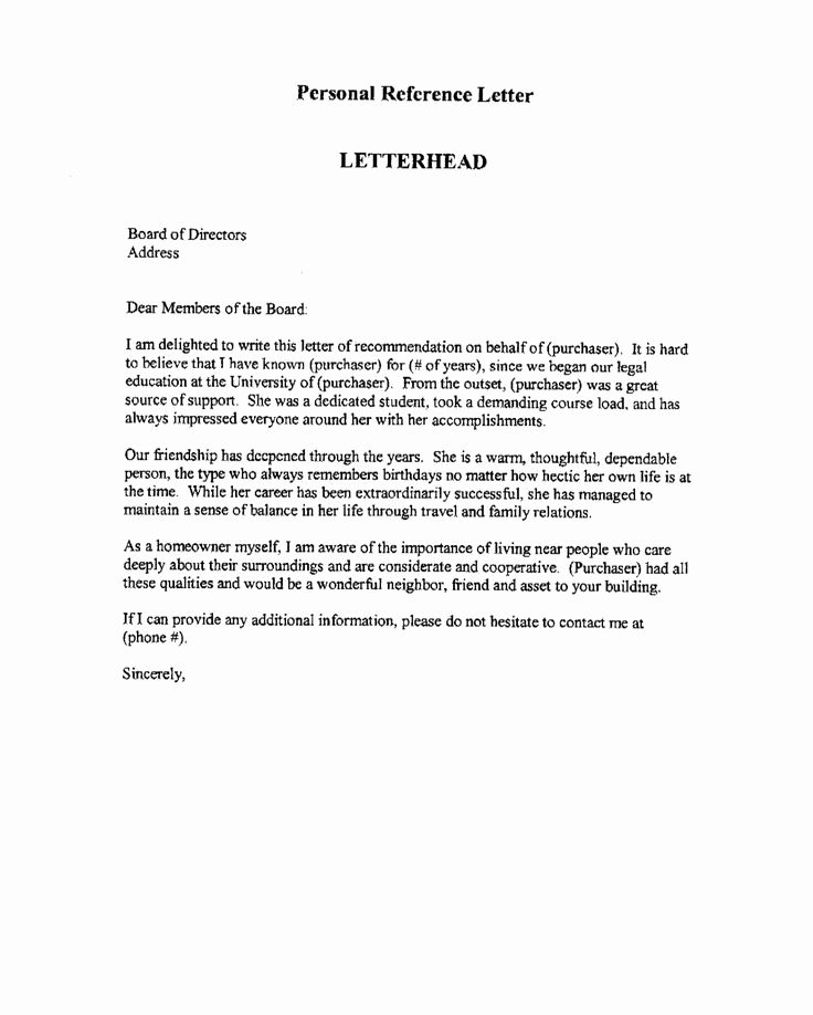 Professional Reference Letter Template Awesome Professional Re Mendation Letter This is An Example Of