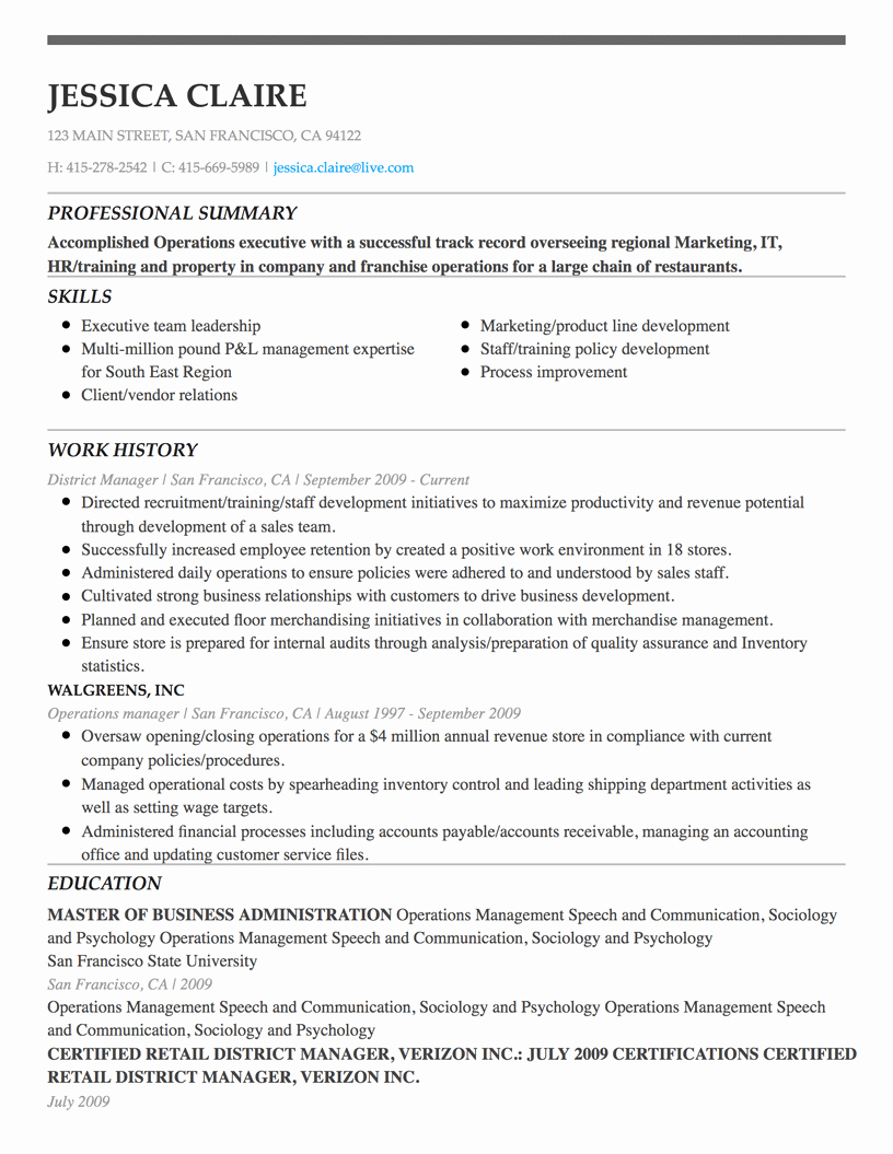 Professional Resume Template Free Fresh Resume Maker Write An Online Resume with Our Resume Builder