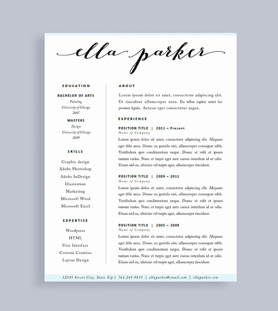 Professional Resume Template Word Best Of Best 25 Resume Template Free Ideas On Pinterest