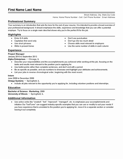 Professional Resume Template Word New 15 Of the Best Resume Templates for Microsoft Word Fice
