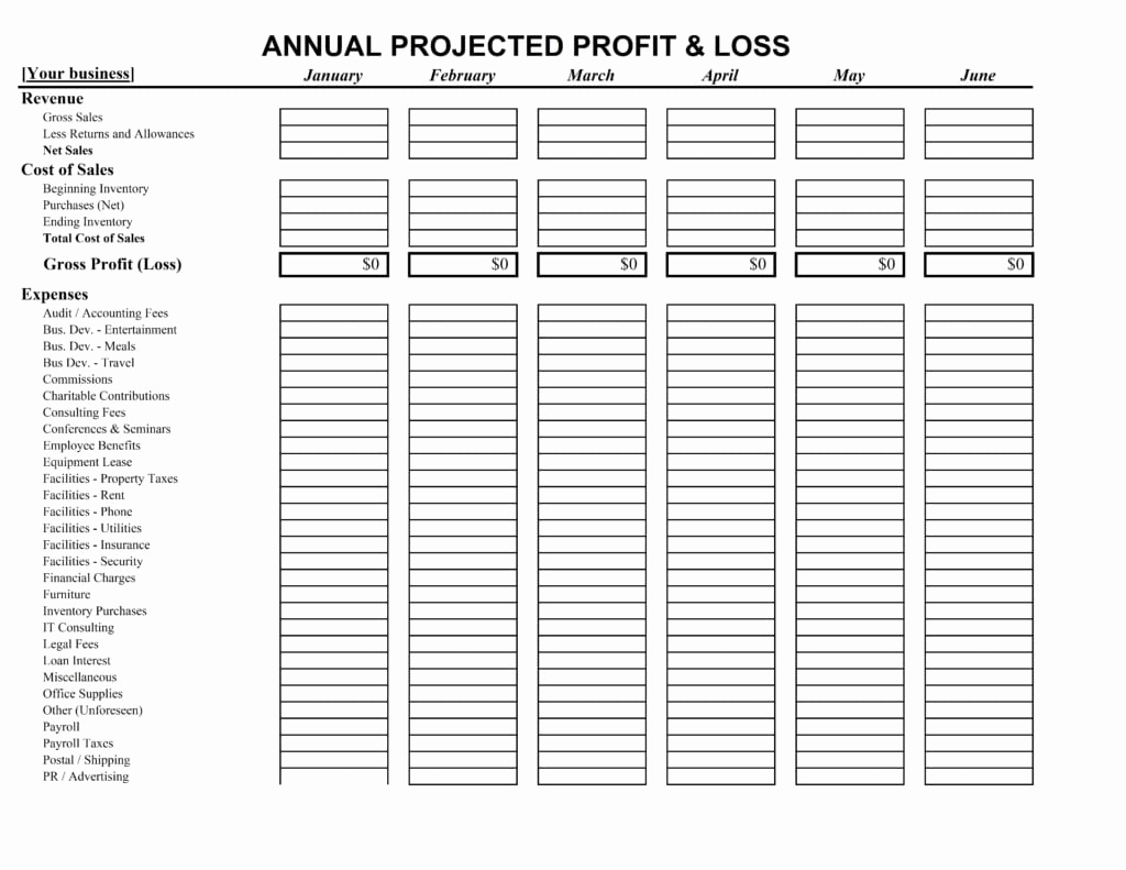 Profit and Loss Template Excel Best Of 10 Profit and Loss Templates Excel Templates