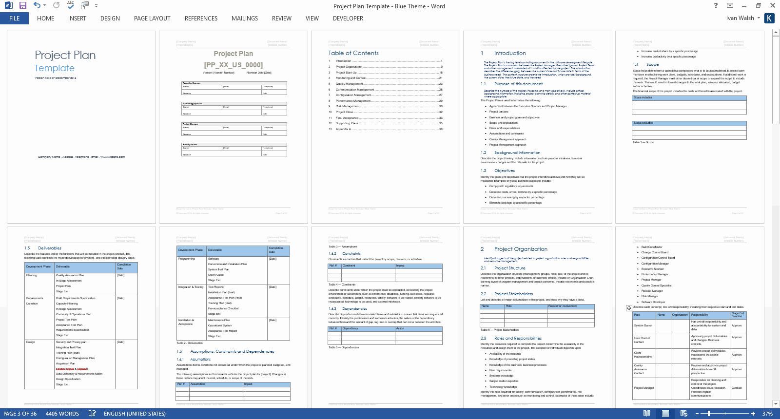 Project Plan Template Word Fresh Project Plan Template – Download Ms Word &amp; Excel forms
