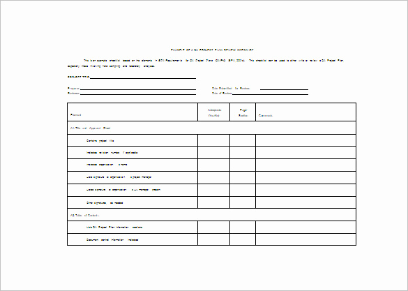 Project Plan Template Word Luxury Sample Project Plan Template 19 Free Excel Pdf