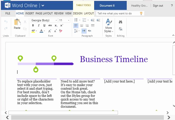 Project Timeline Template Word Unique Powerpoint