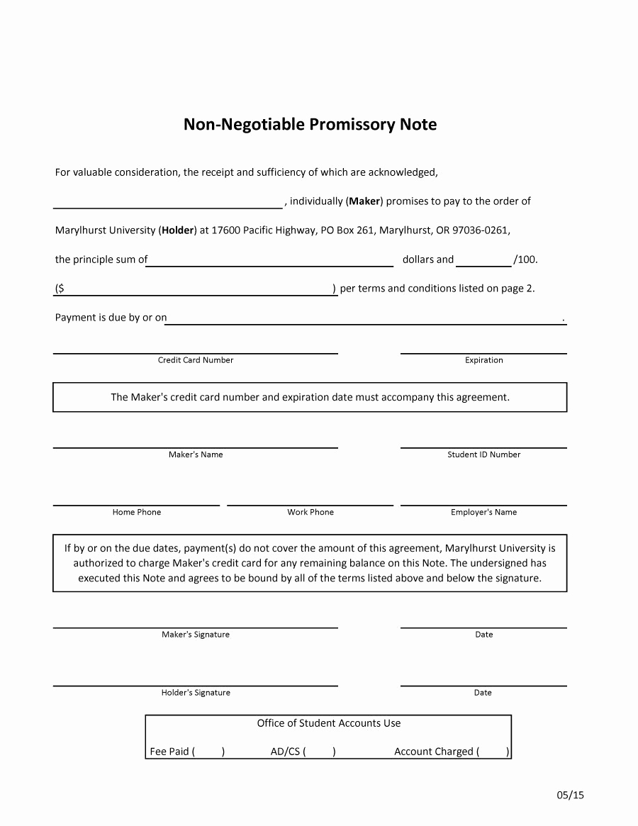 Promissory Note Templates Free Beautiful 45 Free Promissory Note Templates &amp; forms [word &amp; Pdf]
