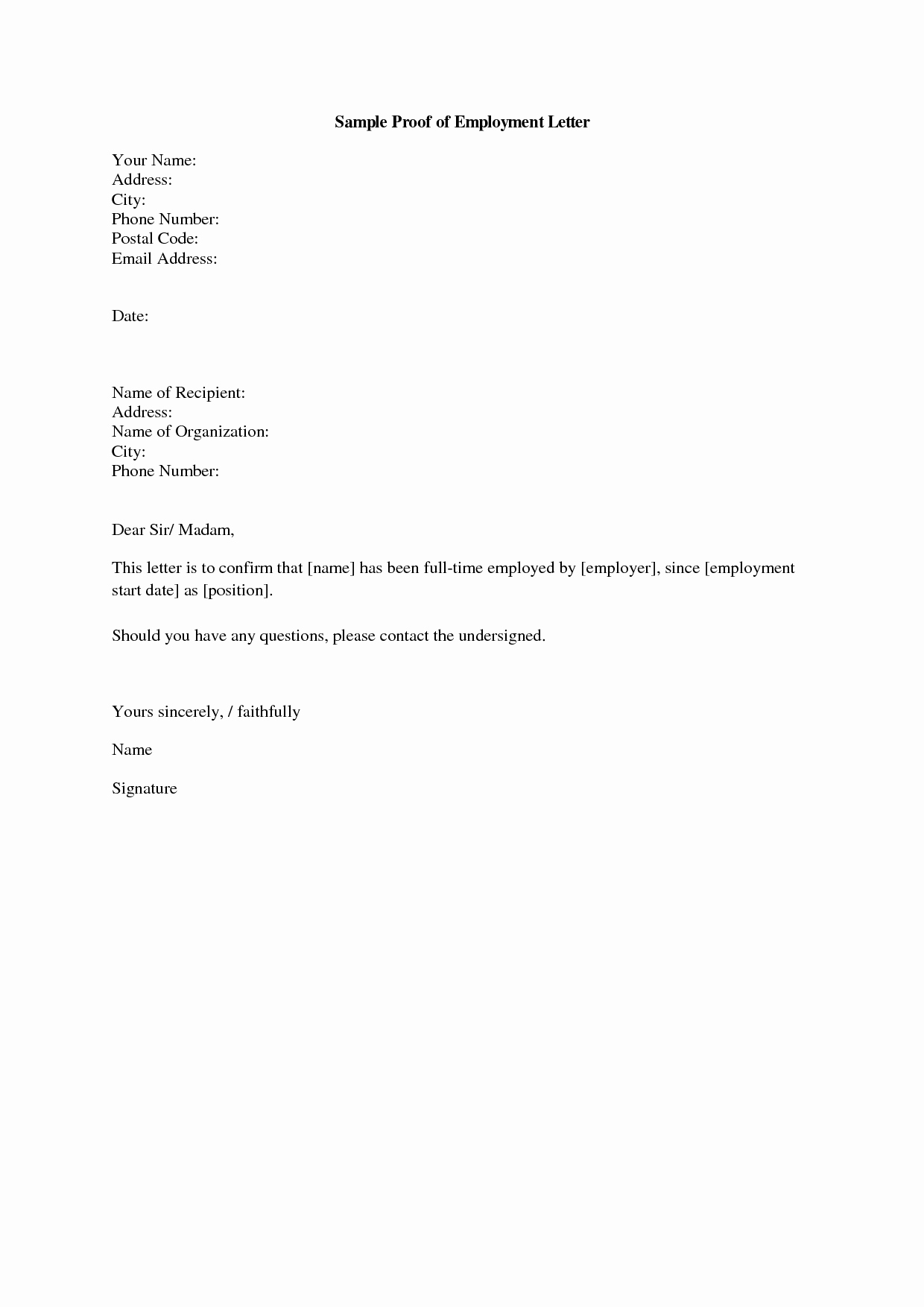 Proof Of Work Letter Luxury Best S Of to Prove Residency Sample Letter Proof Of