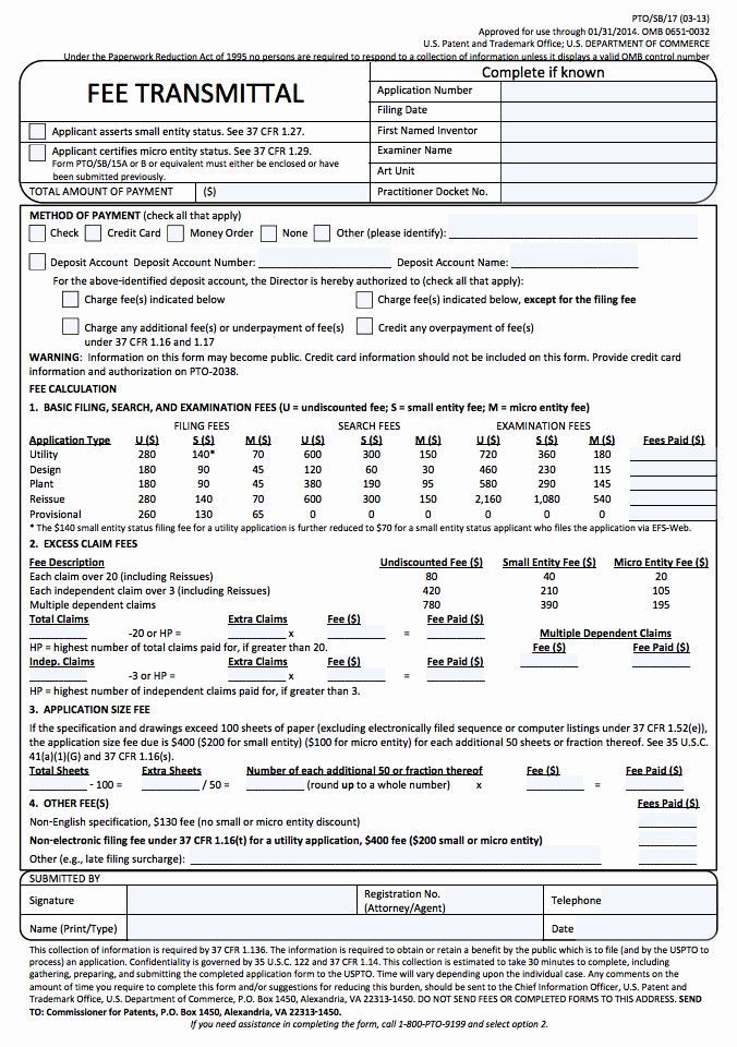 Provisional Patent Application form Unique Downloadable forms — Provisional Patents