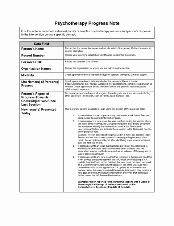 Psychotherapy Progress Note Template Pdf Fresh Mental Health Health and Google On Pinterest