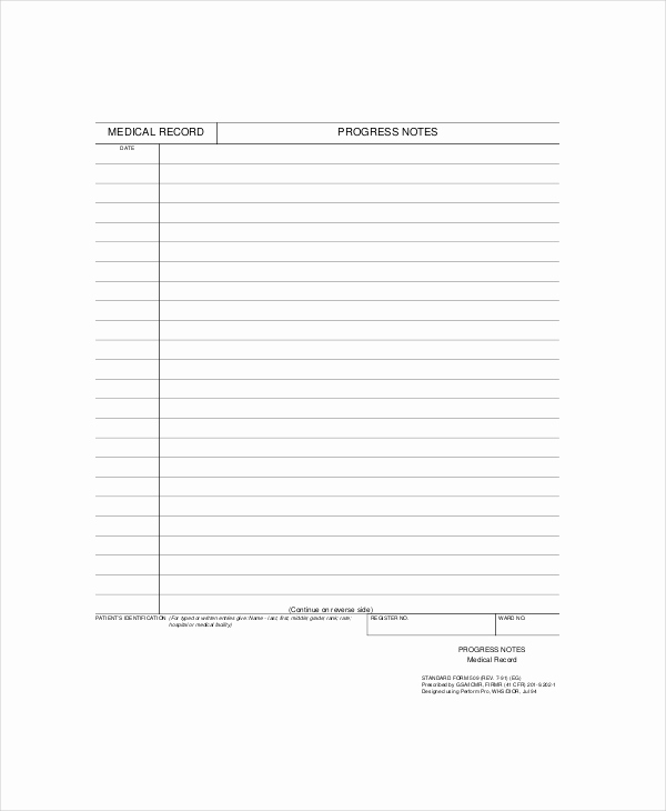 Psychotherapy Progress Notes Template Luxury Progress Note Template