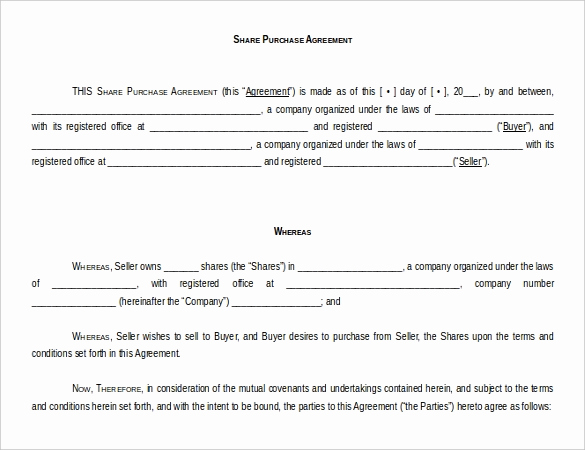 Purchase Agreement Template Word Awesome 15 Microsoft Word Agreement Templates Free Download