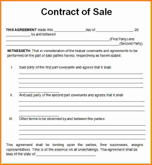Purchase Agreement Template Word New Sales Agreement Template Word