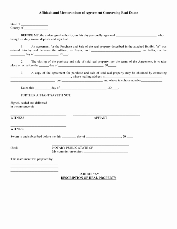 Real Estate Contract form Fresh Real Estate Purchase Agreement form Free Sample forms