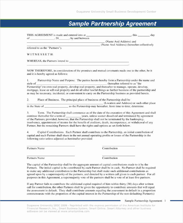 Real Estate Partnership Agreement Beautiful 5 Real Estate Partnership Agreement Templates Pdf Word