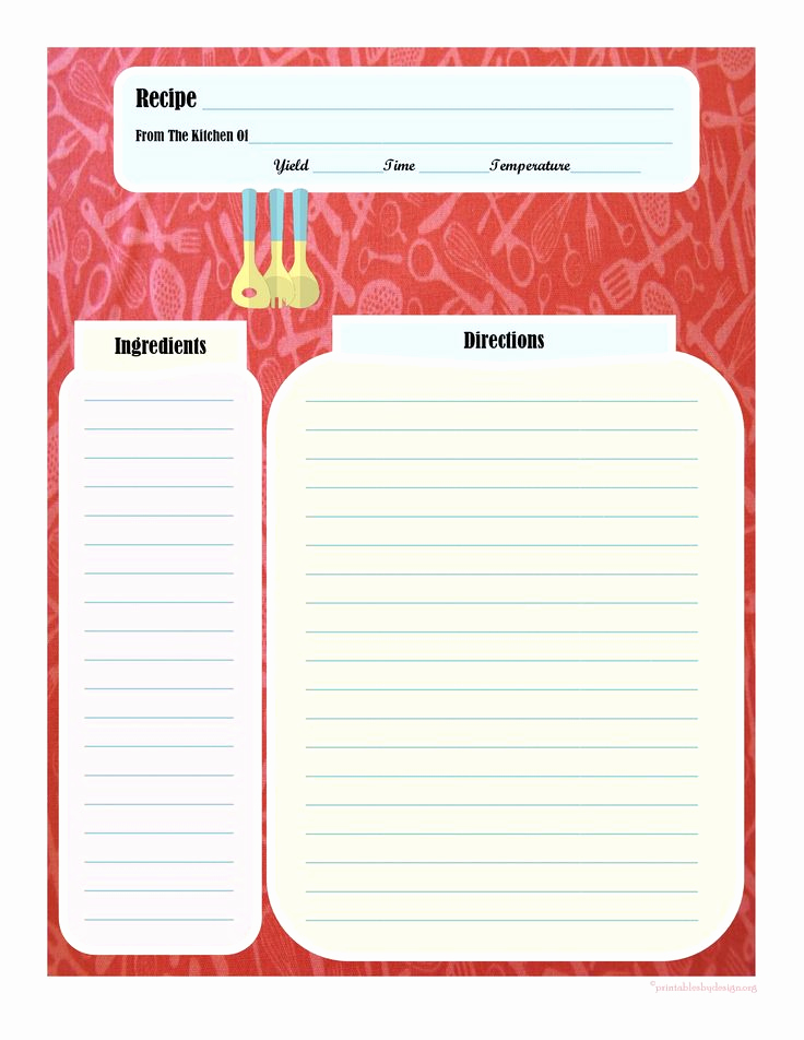 Recipe Template for Word Luxury 17 Best Images About Printable Recipe Cards On Pinterest
