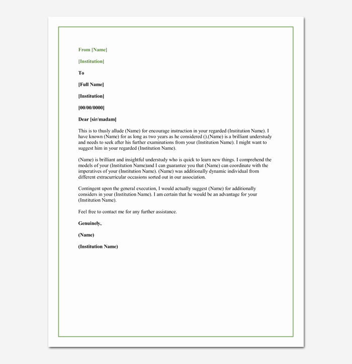 Recommendation Letter for Coworker Elegant Letter Of Re Mendation for A Graduate School 5 Sample