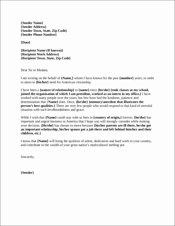 Recommendation Letter for Immigration Fresh Steps to Writing A Reference Letter for Immigration