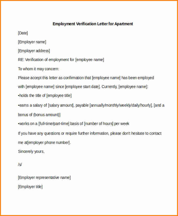 Reference Letter for Apartment Best Of 5 Salary Reference Letter From Employer