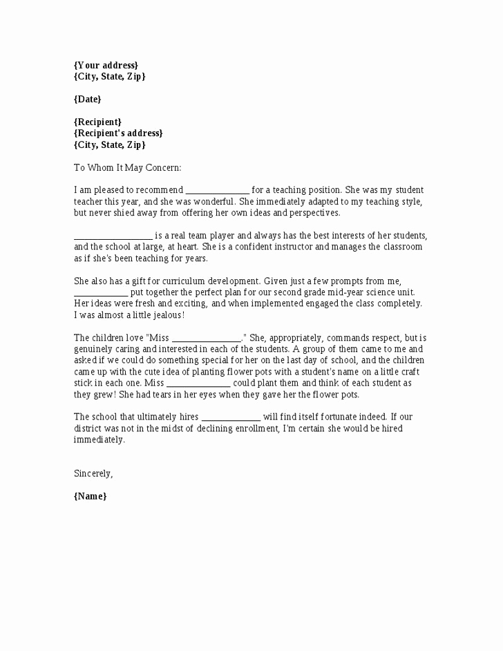 Reference Letter for Teaching Luxury 25 Best Ideas About Teacher Letters On Pinterest