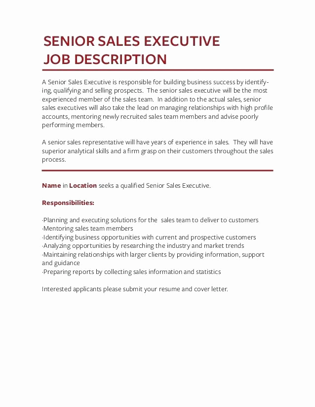 Regional Sales Manager Job Description Lovely Sales Director Job Description Sample Template Regional
