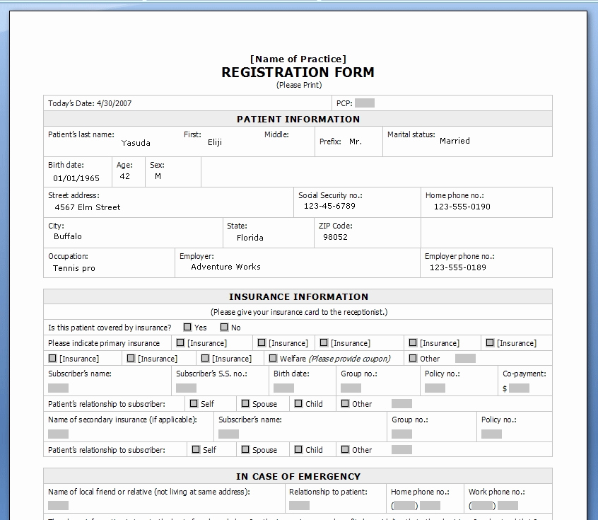 Registration form Template Word Fresh Word Template Application form