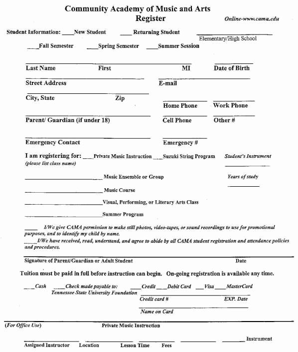 Registration form Template Word Lovely Academy Registration form Templates Find Word Templates