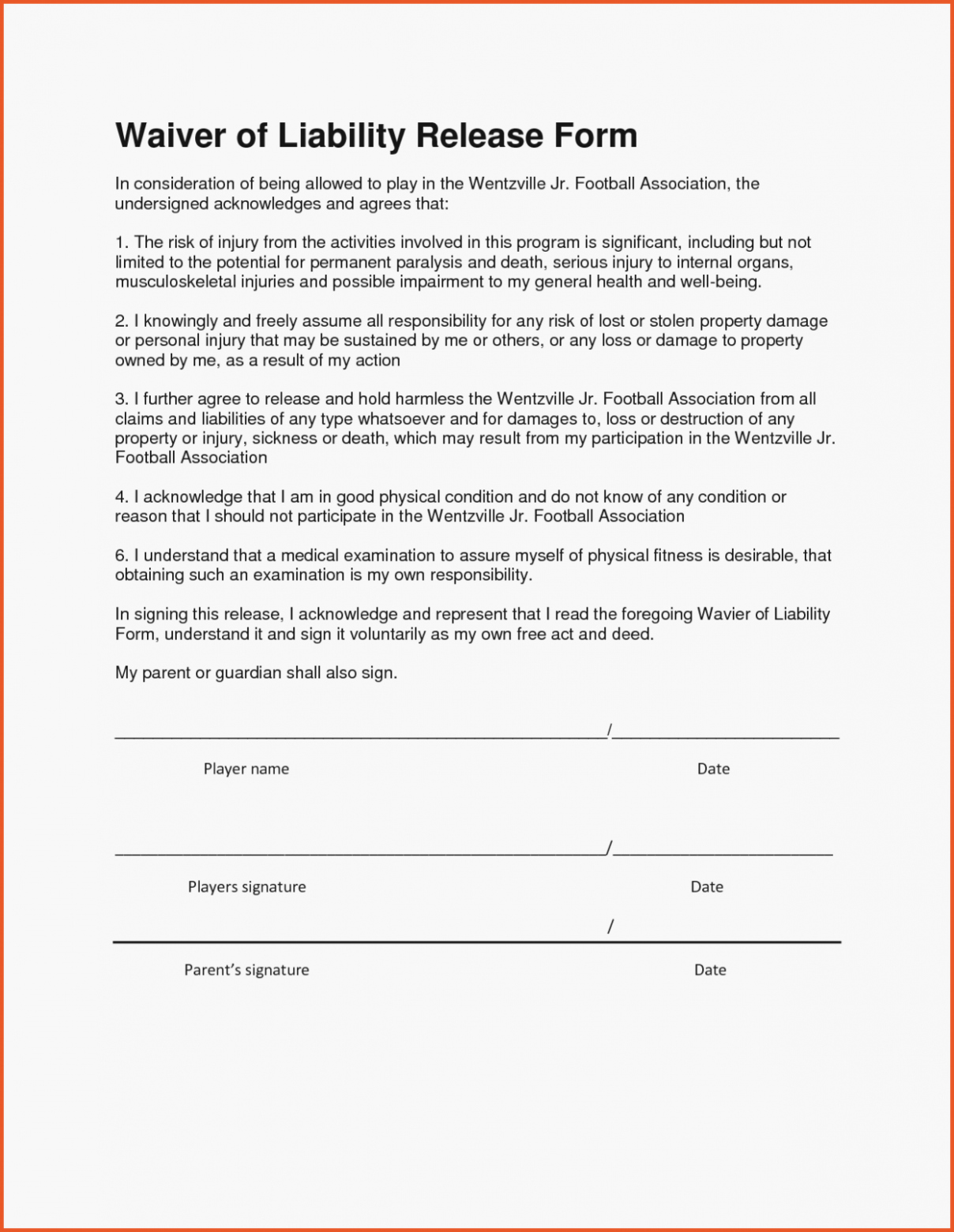 Release Of Liability form Template Fresh 15 Easy Ways to Facilitate