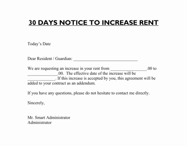 Rent Increase Letter Pdf Lovely 9 Samples Of Friendly Rent Increase Letter format for Tenants