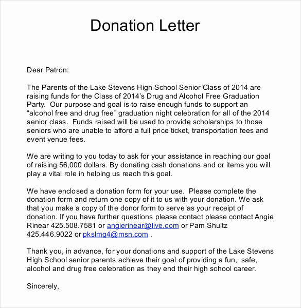 Request for Donations Letter Beautiful 29 Donation Letter Templates Pdf Doc