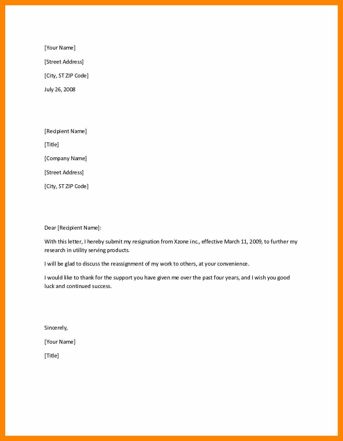Resignation Letter Effective Immediately Awesome 7 Effective Immediately Letter