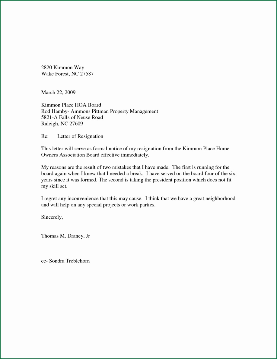 Resignation Letter Effective Immediately Inspirational Sample A Resignation Letter with Immediate Effect