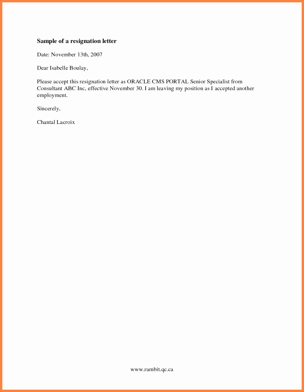 Resignation Letter Short Notice Inspirational 6 Sample Of Short Notice Resignation Letter
