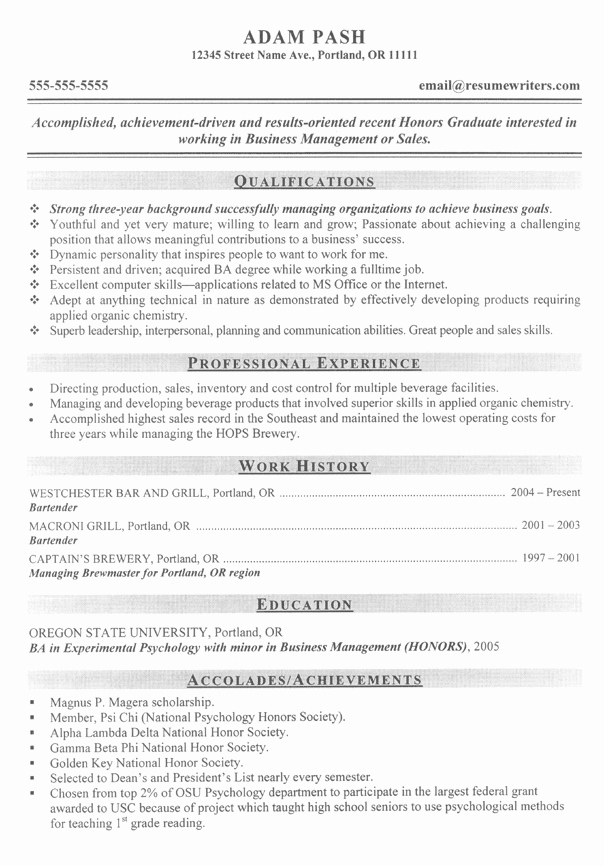 Resume Samples for College Student Beautiful College Resume Example Free Sample College Resumes