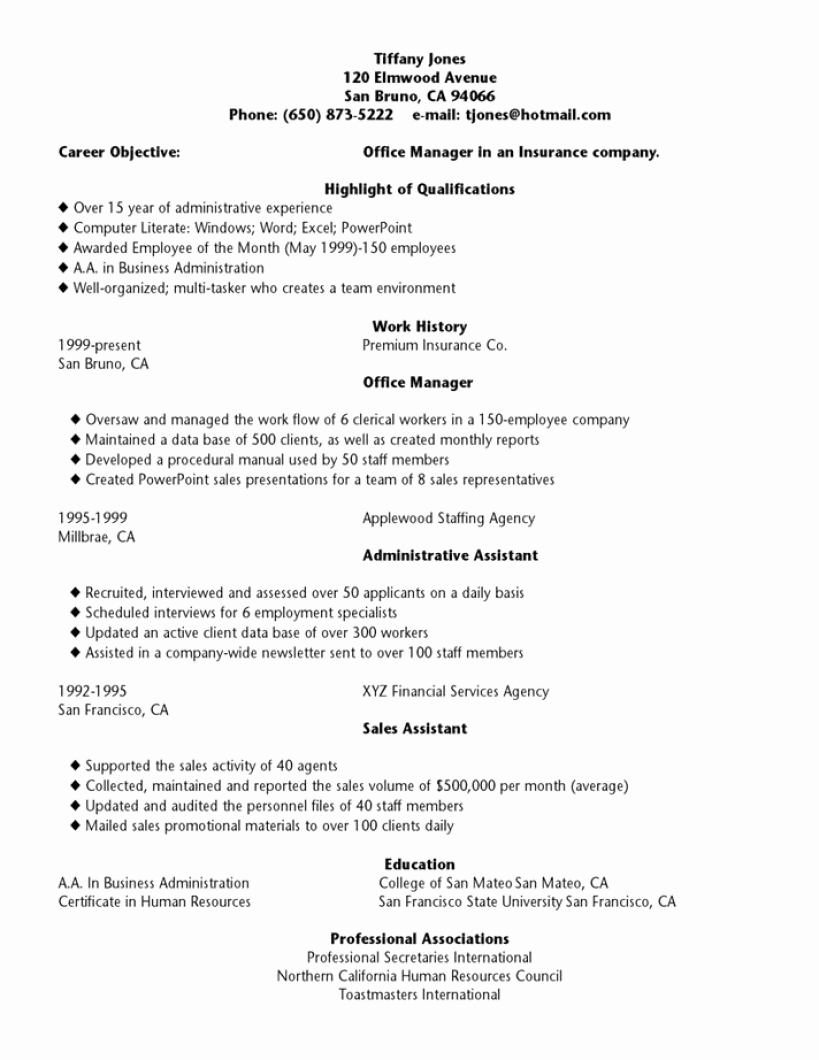 Resume Templates for College Students Best Of Generic Job Application for High School Students