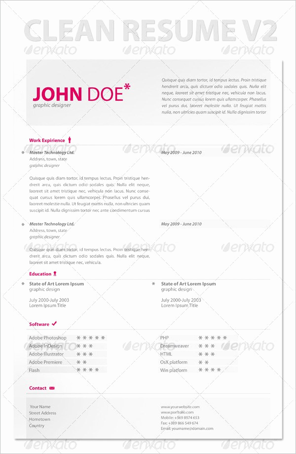 Resume Templates for Mac Best Of Mac Resume Template – Great for More Professional yet