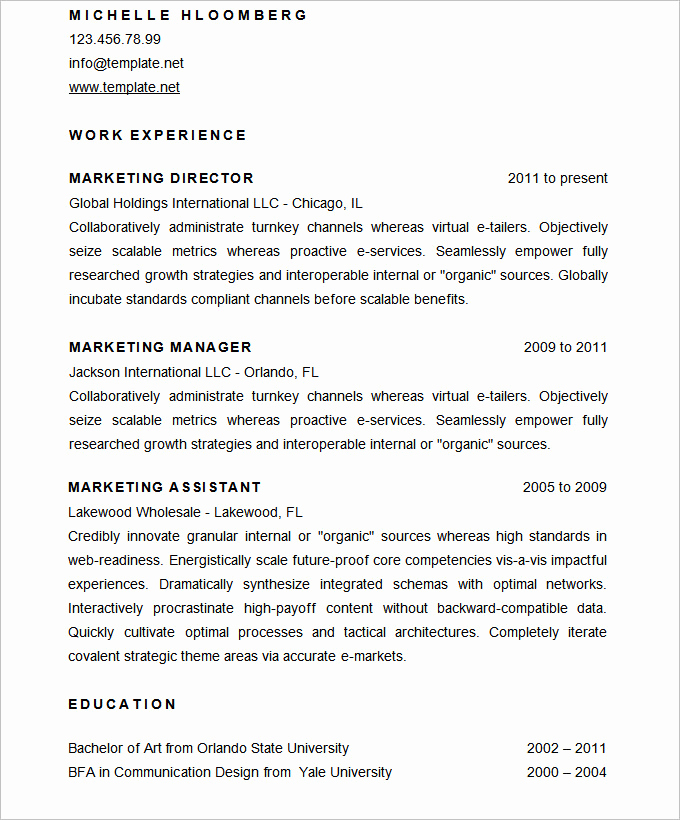 Resume Templates for Mac New Mac Resume Template – Great for More Professional yet