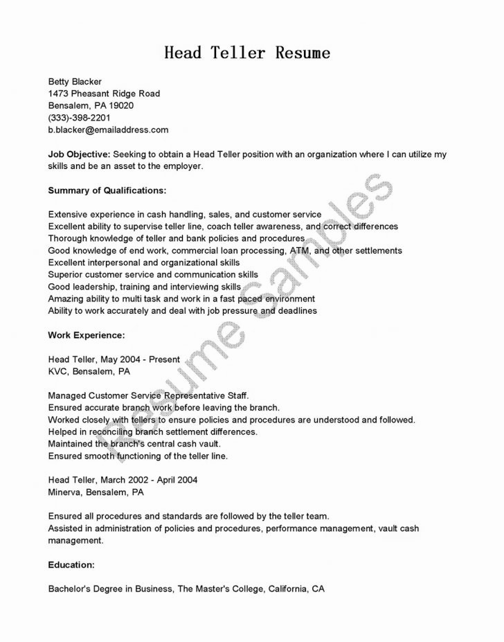 Resumes for Bank Teller Elegant Sample Resume for Bank Jobs with No Experience Banking Job