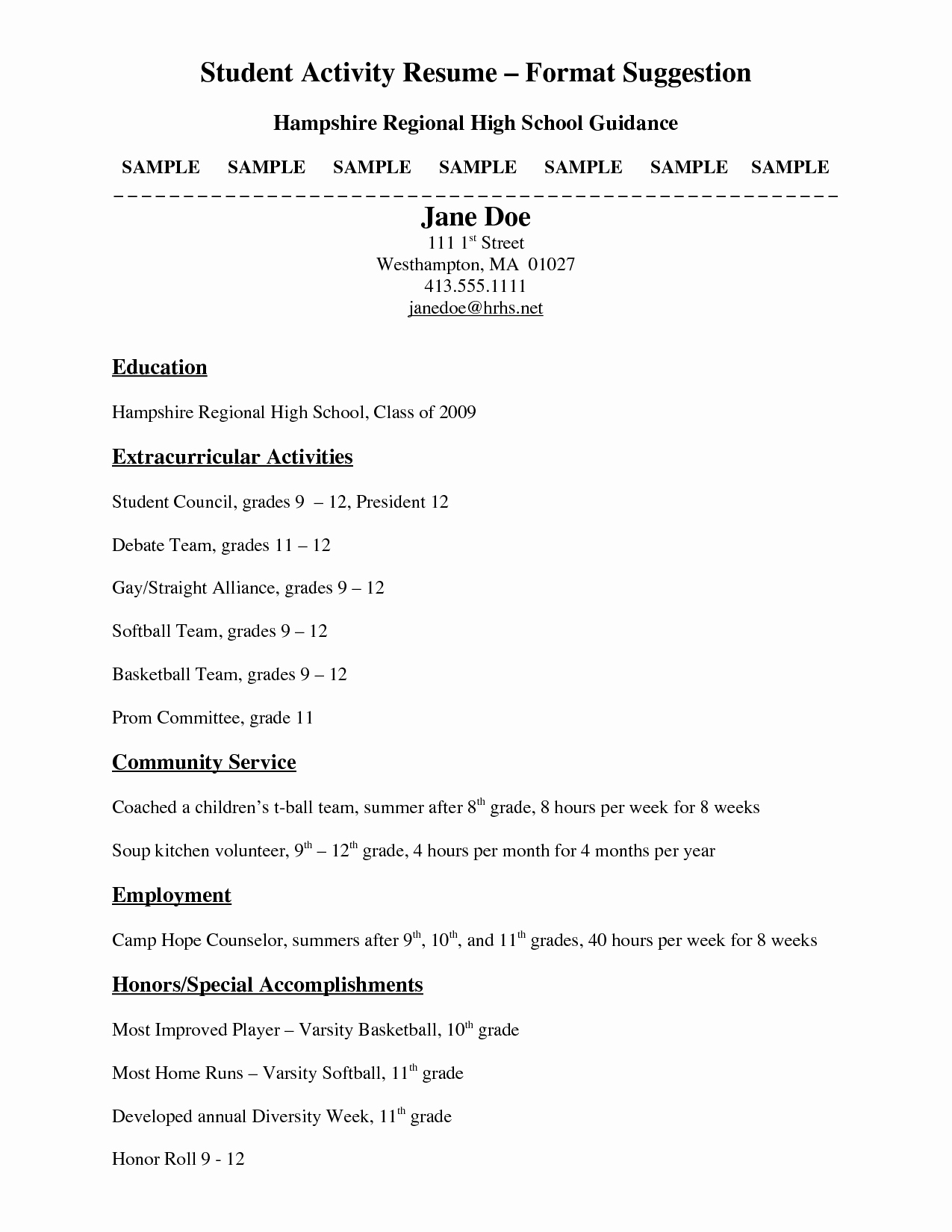 Resumes for High School Graduate Awesome 9 Example Of Applicant Resume High School Graduate