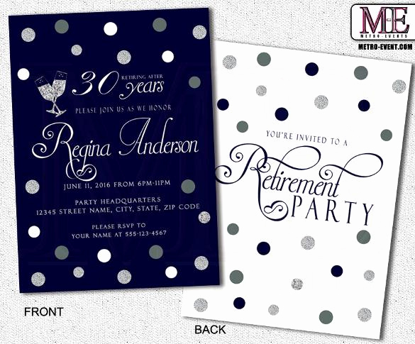 Retirement Party Invitations Templates Awesome 36 Retirement Party Invitation Templates Free Download