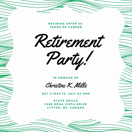 Retirement Party Invitations Templates Awesome Customize 3 999 Retirement Party Invitation Templates