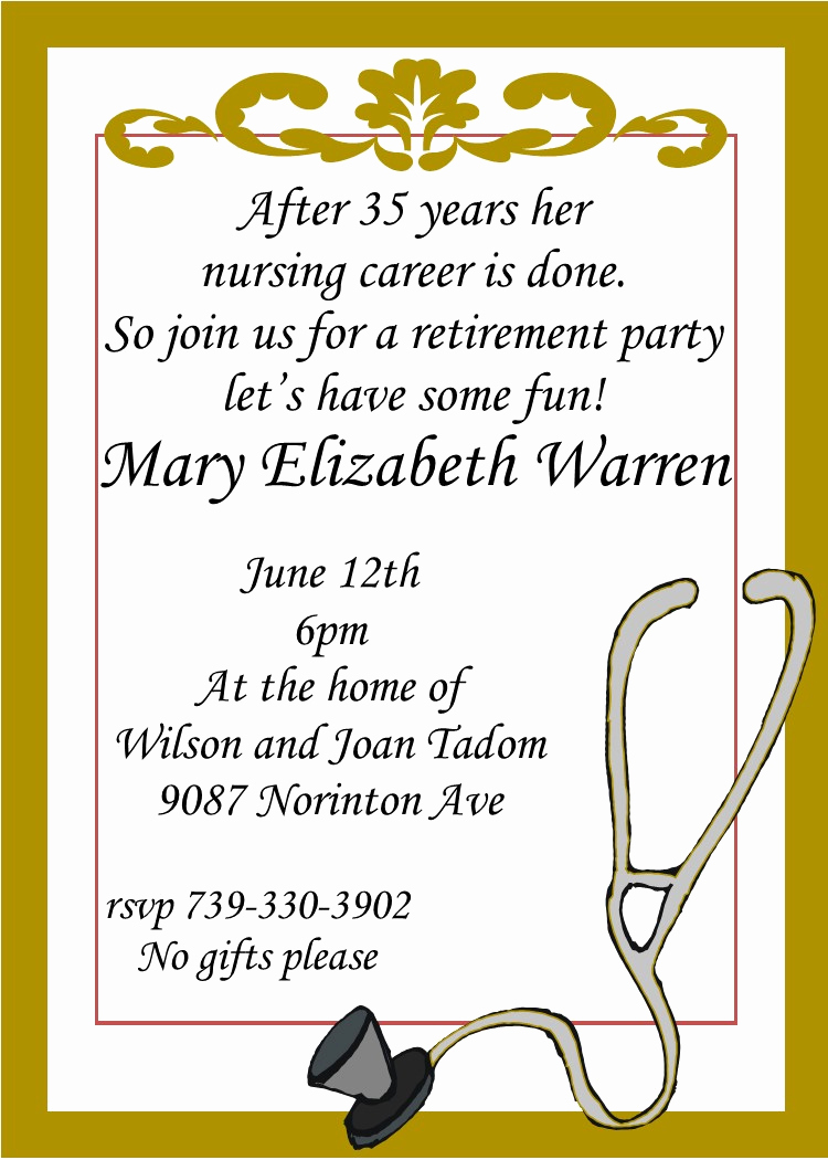 Retirement Party Invitations Templates Awesome Retirement Party Invitations Custom Designed New for
